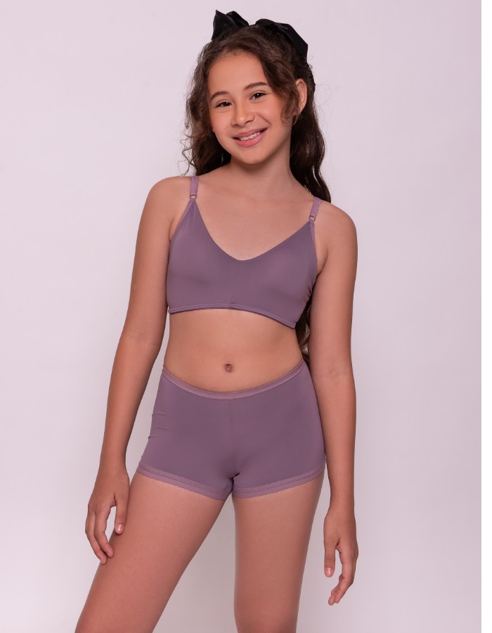 CONJUNTO DE POLIAMIDA BOJO REMOVÍVEL MENINA MOÇA REF: 112 1224