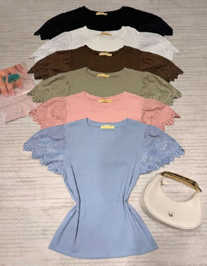 BLUSA MANGA DET. BORDADO