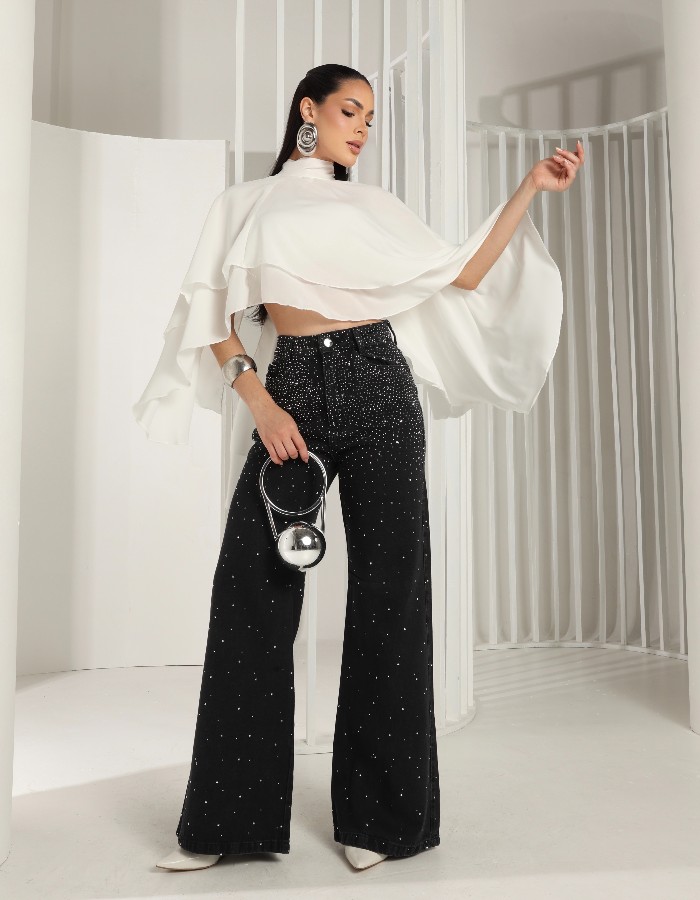 CALÇA SLIM 100%