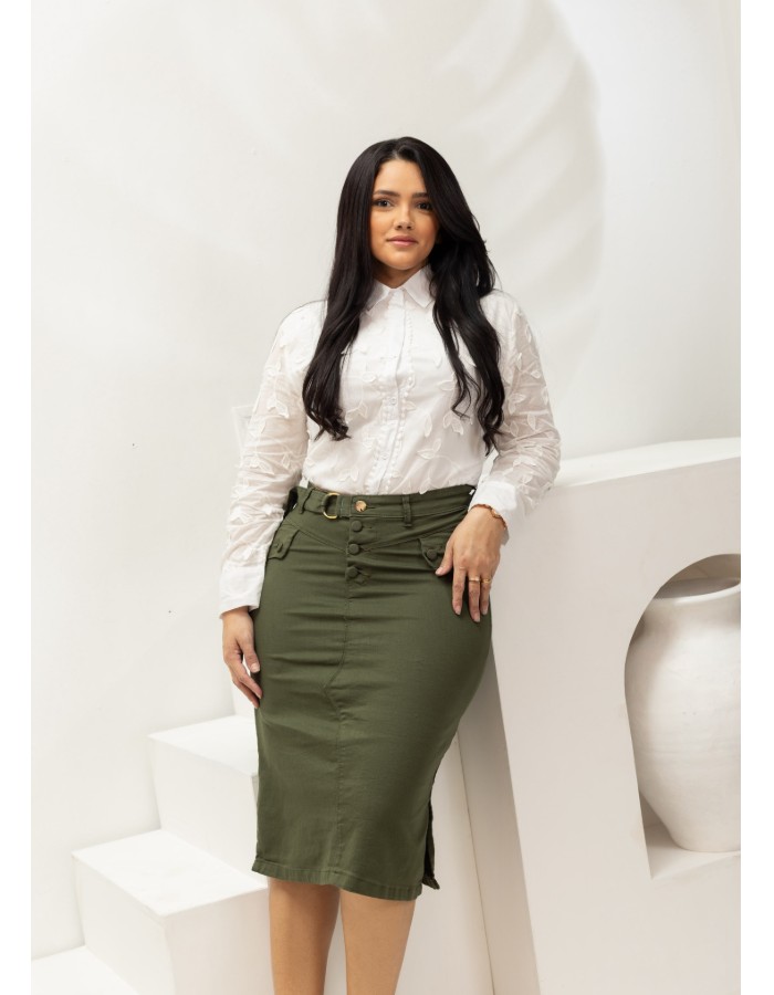 SAIA JEANS COLLOR COM FIVELA