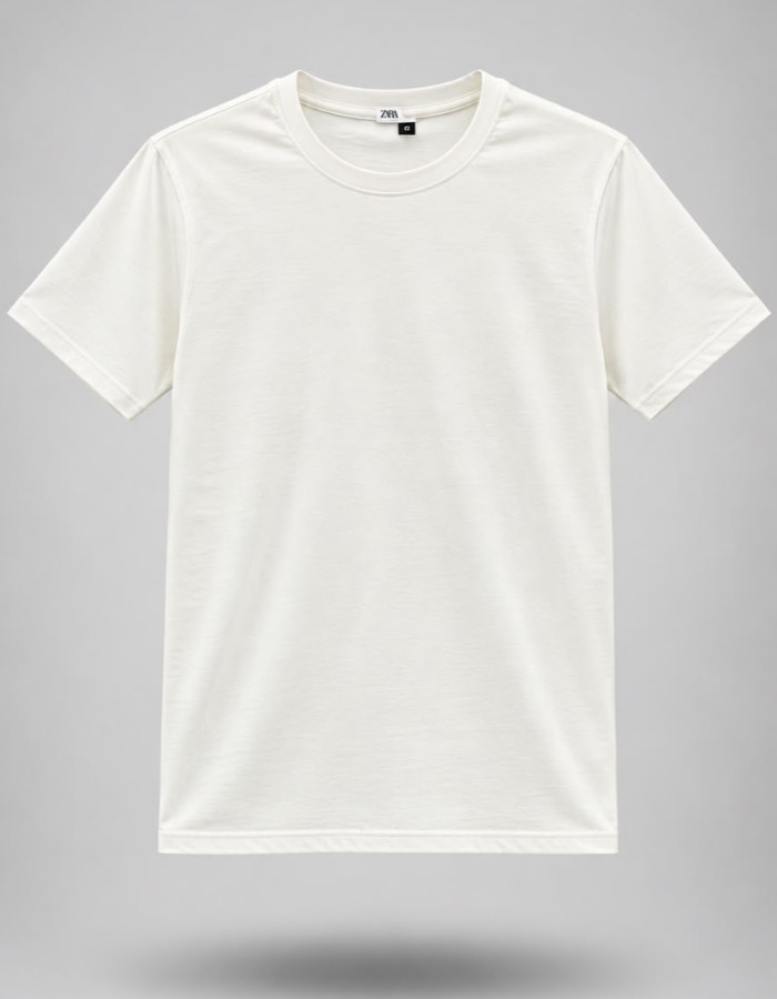 CAMISA ZARA BASICA ALGODÃO BASICO