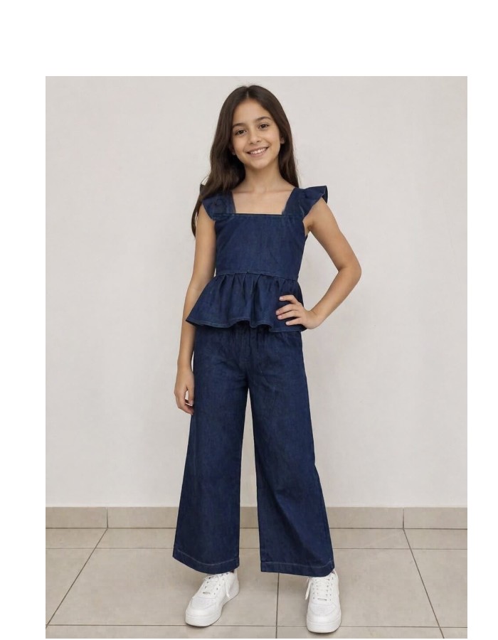 CONJUNTO JUVENIL JEANS FINO