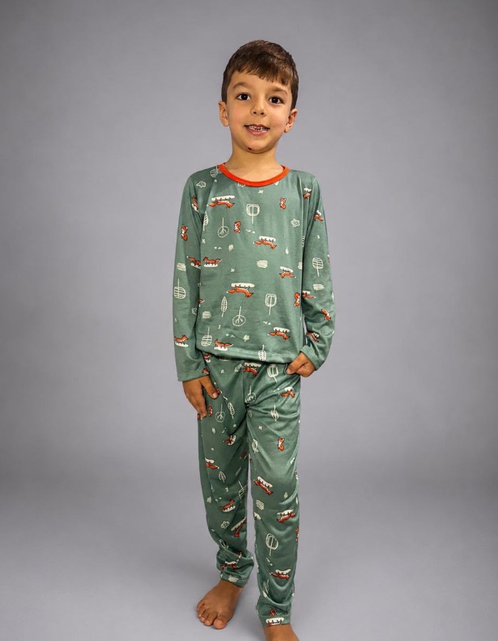 PIJAMA INFANTIL MANGA LONGA 