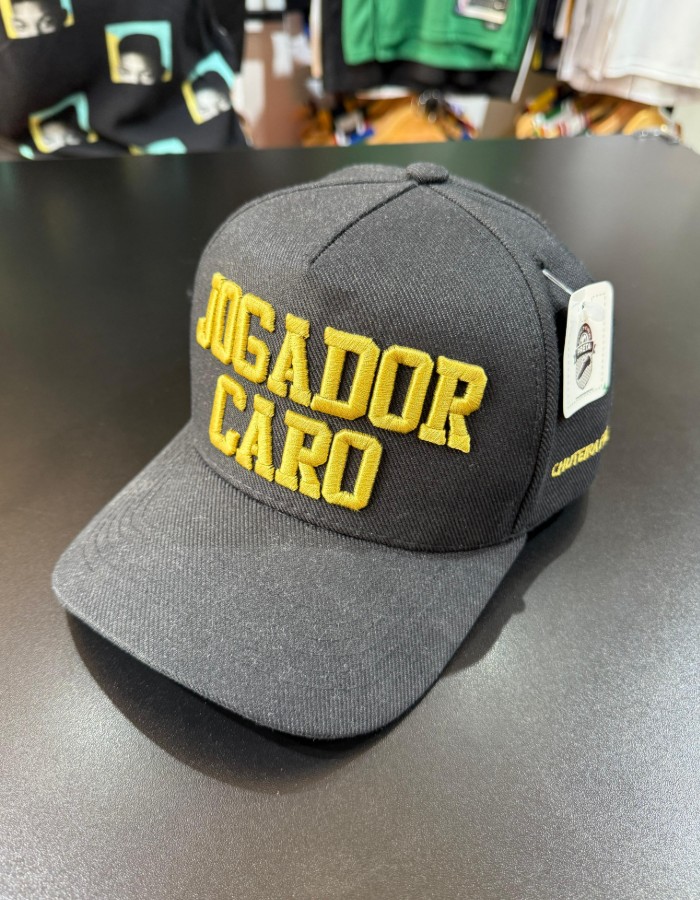 BONÉ JOGADOR CARO - CHUTEIRA PRETA