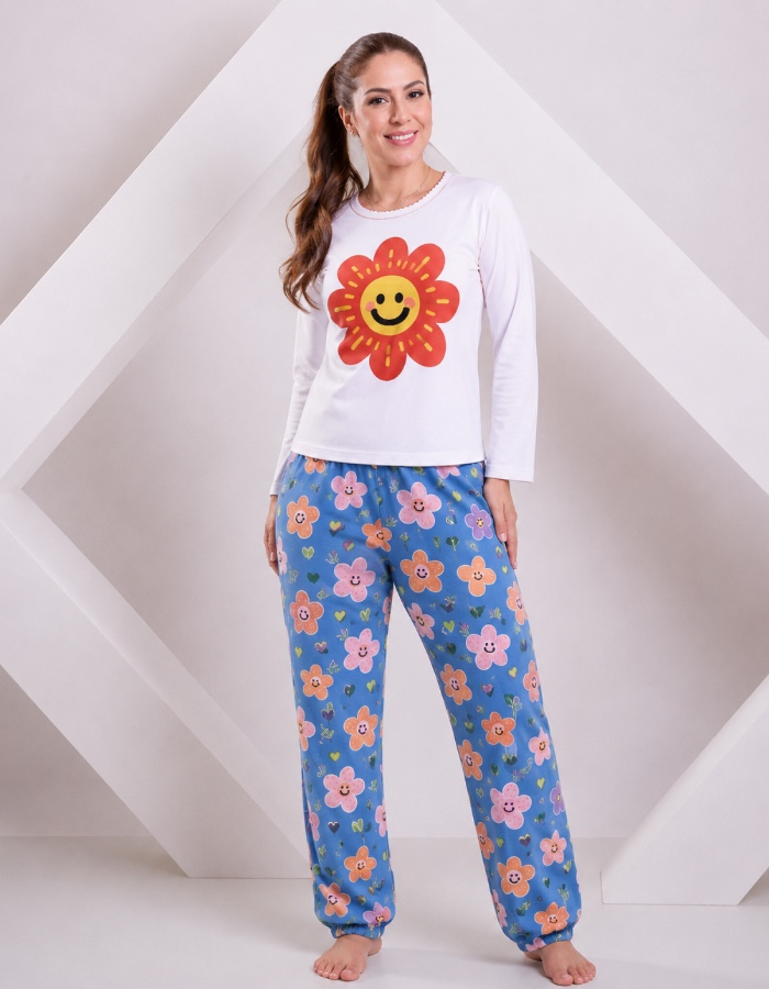 PIJAMA JOYCE MANGA LONGA
