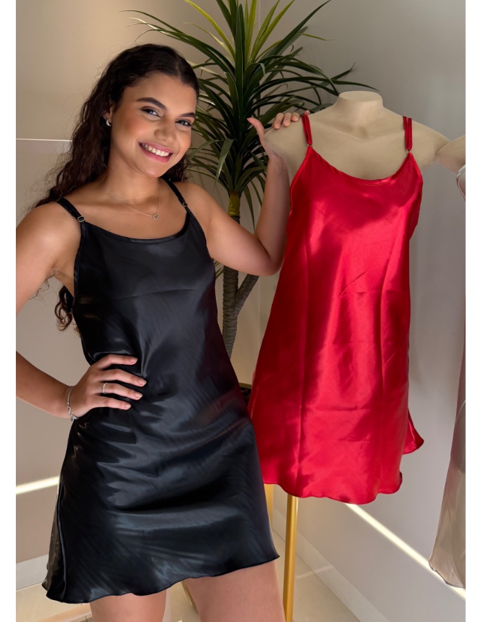 Camisola de cetim 