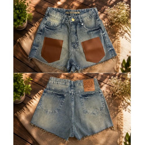 SHORT COURIT SUJINHO 100%