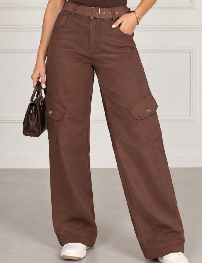 CALÇA CARGO PREMIUM COM CINTO
