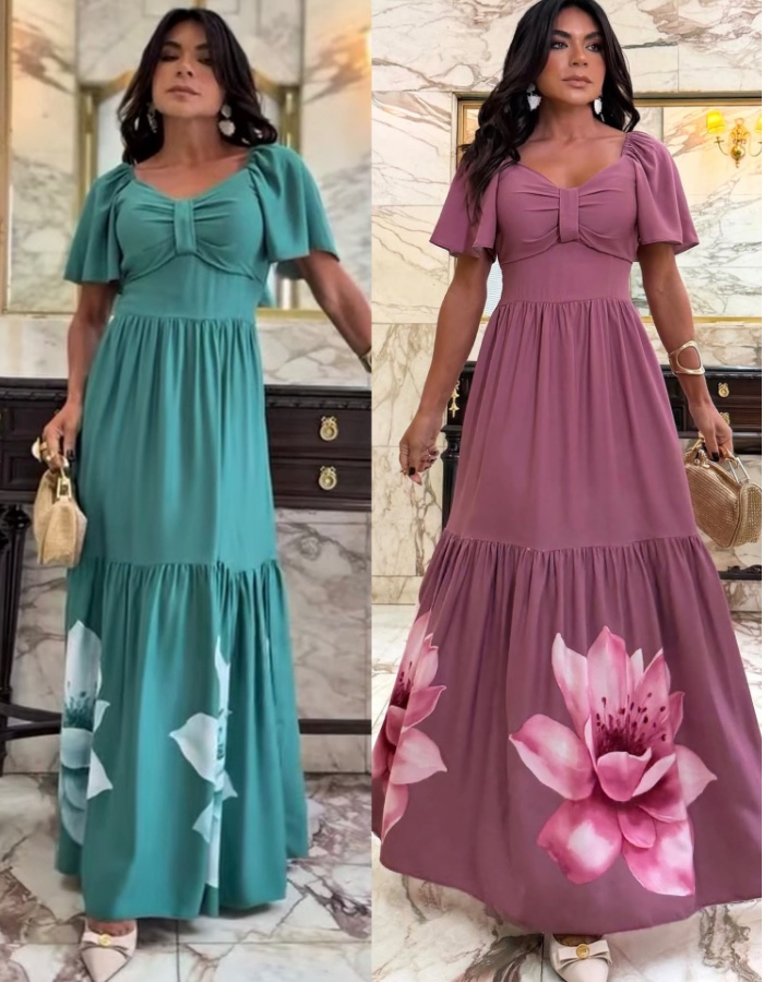 Vestido Longo Viviam