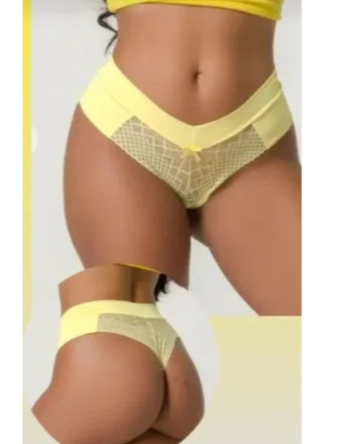 Calcinha fio com renda 