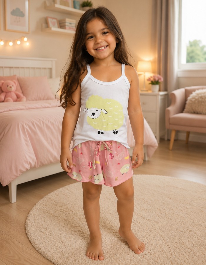 BABY DOLL INFANTIL COM SERIGRAFIA