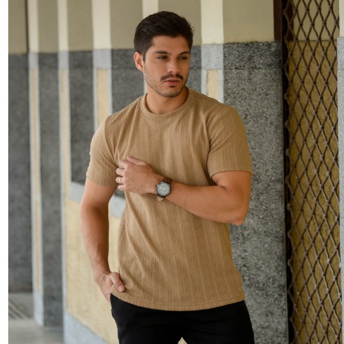 CAMISA TRICOT CAPUCCINO
