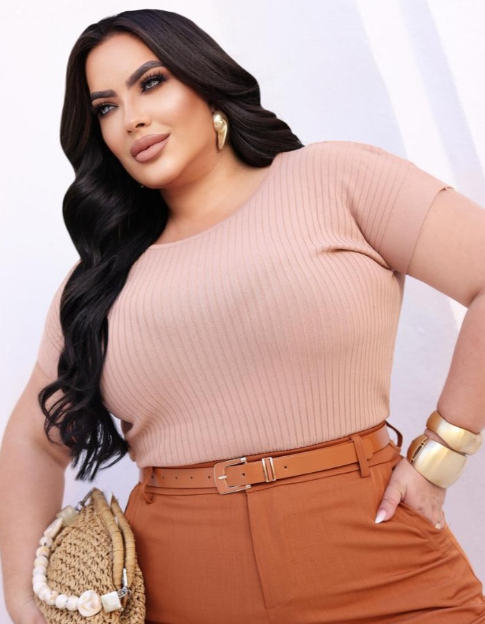 BLUSA PLUS SIZE QUITÉRIA 