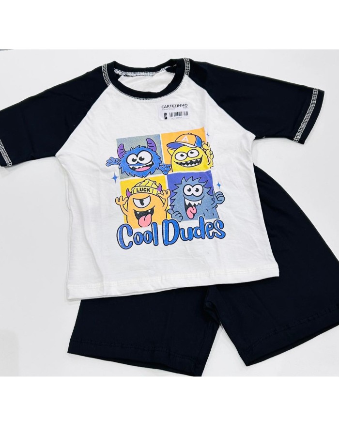 PIJAMA RAGLAN MENINO  REF: 20007