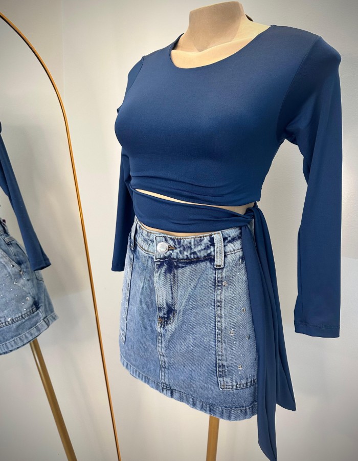 SHORT SAIA BRILHO COM TAXAS