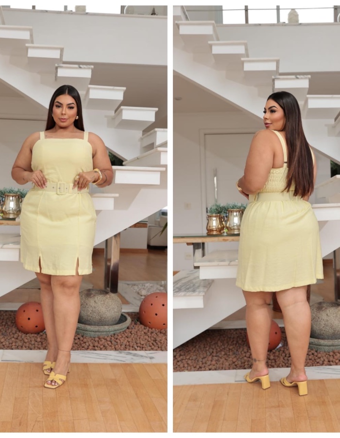 VESTIDO LISO
