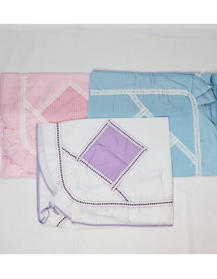 MANTA CATAGUAZES 10.6 80X80CM MASCULINO E FEMININO PEDRINHO BABY