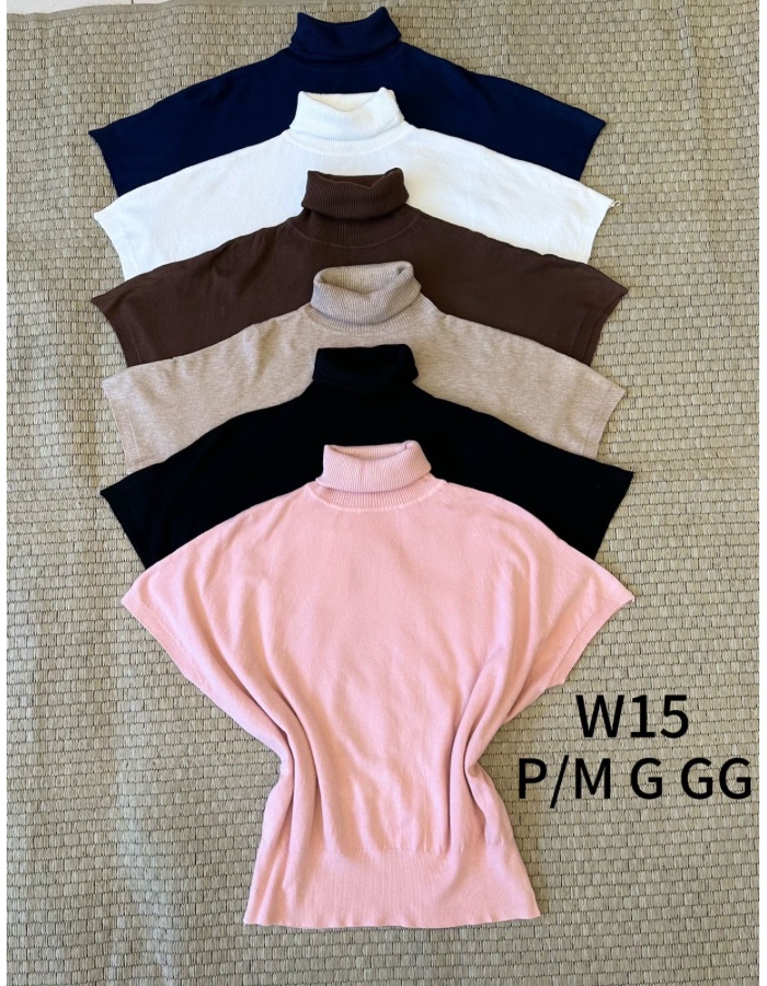 Blusa  gola alta 