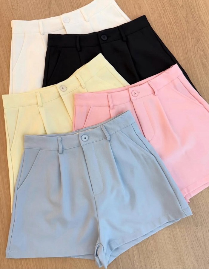 SHORT ALFAIATARIA CANDY COLLORS