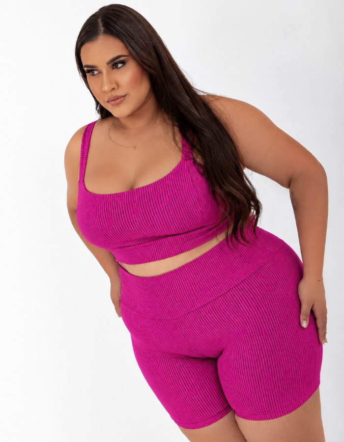 CONJUNTO SHORT WAVE SB COM TOP DE ALÇA LARGA