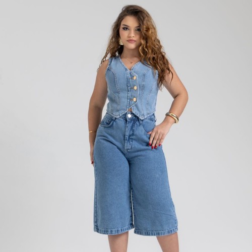JORTS TRADICIONAL MARMORIZADO SLIM 100%