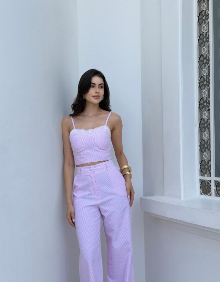 CONJUNTO CALÇA LISTRA