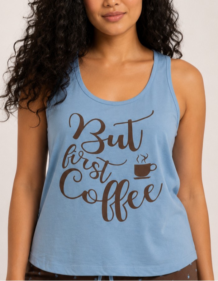 APENAS BLUSA REGATA-BUT FIRST