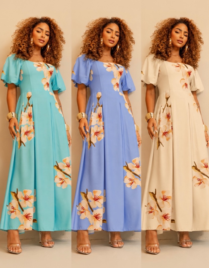 Vestido Longo Sabrina 