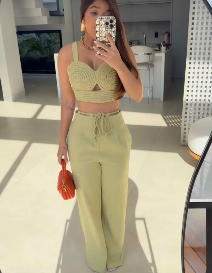 CONJUNTO CALÇA CORDA