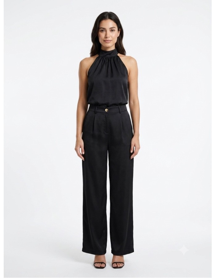 Conjunto de calça cetim