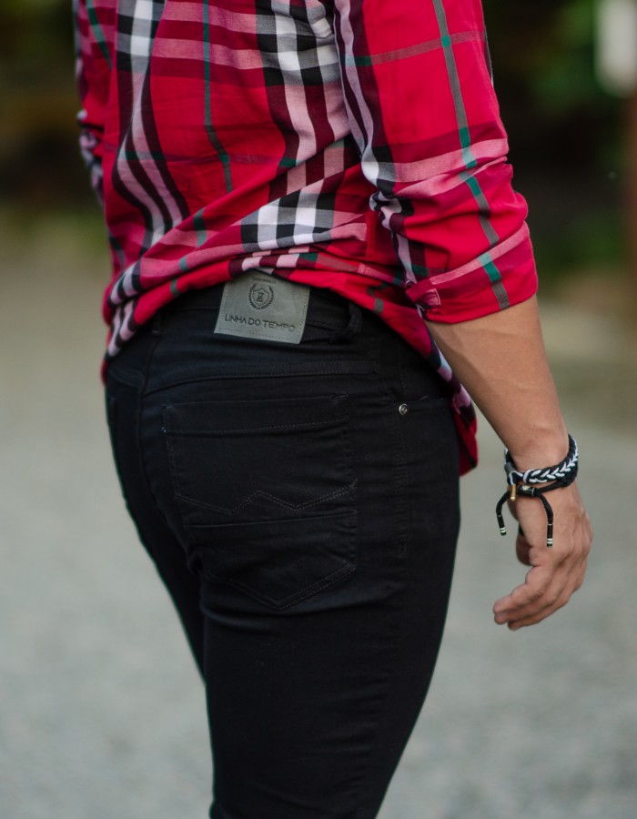 CALÇA MASCULINA PRETA