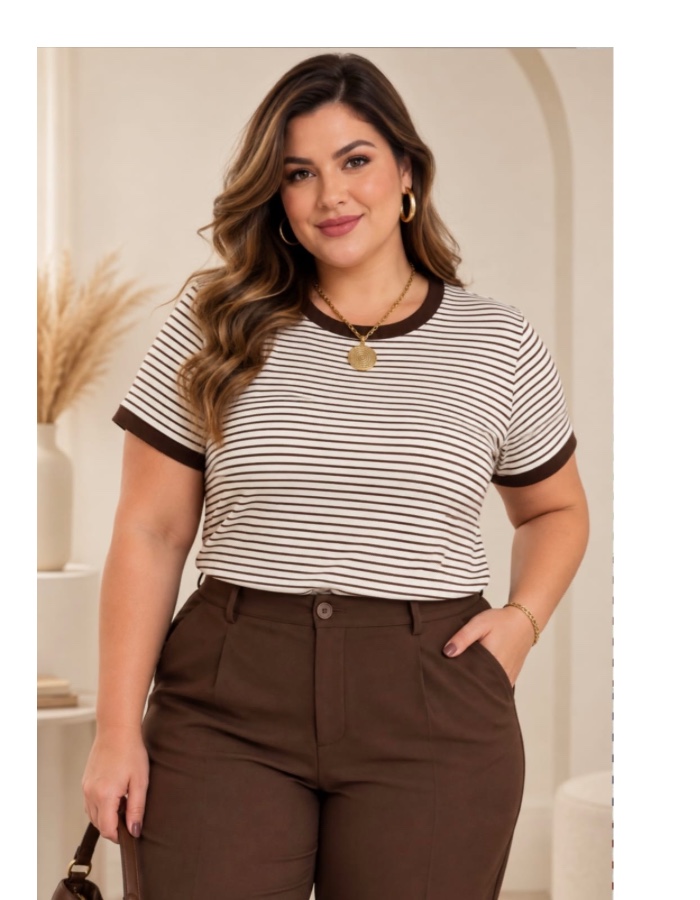 Blusa Plus Jenifer 