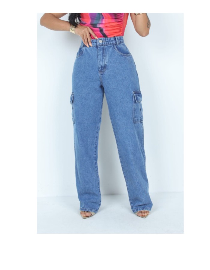 CALÇA CARGO MARMORIZDA