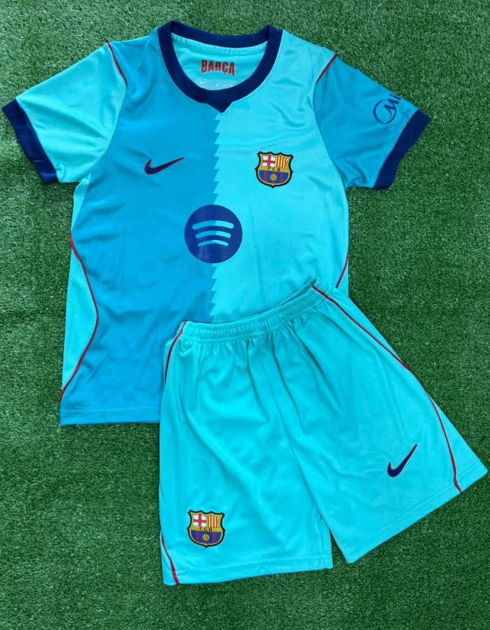 BARCELONA 26/67 UNIFORME III KIT INFANTIL
