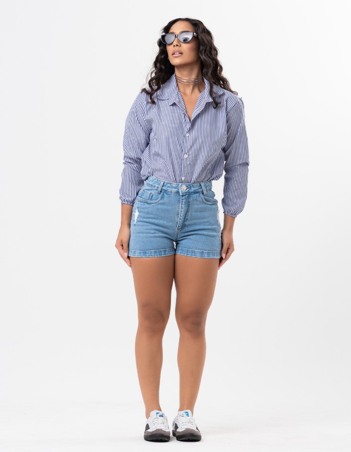 SHORT JEANS COM LYCRA PREMIUM