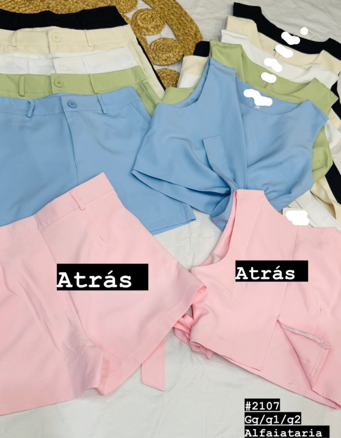 CONJUNTO PLUS SIZE ALFAIATARIA PREMIUM