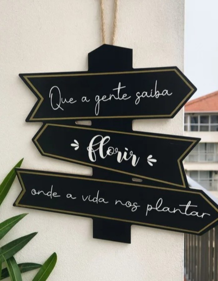 PLACA DECORATIVA