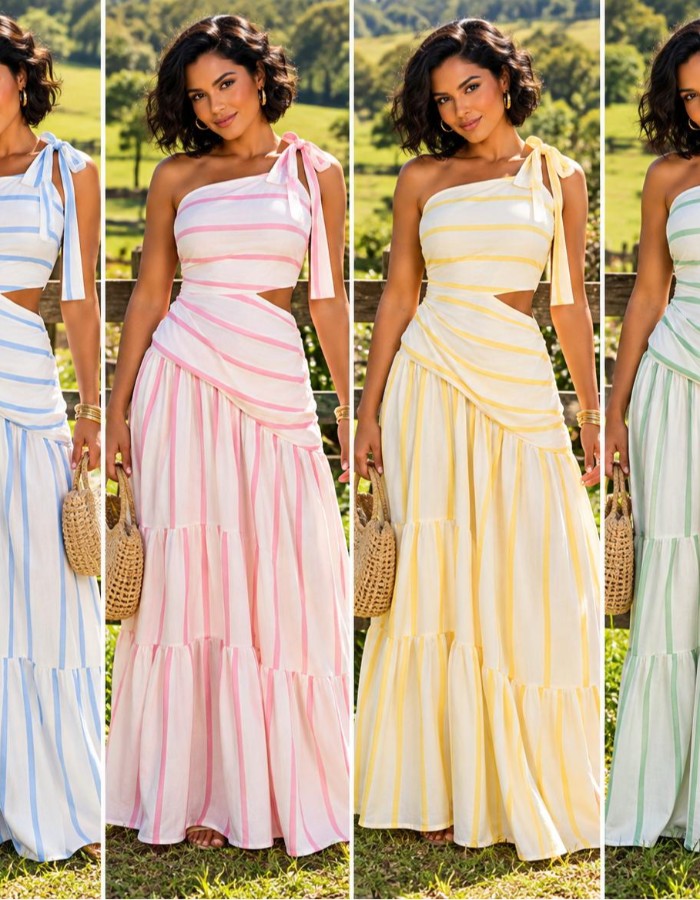 Vestido detalhe cintura