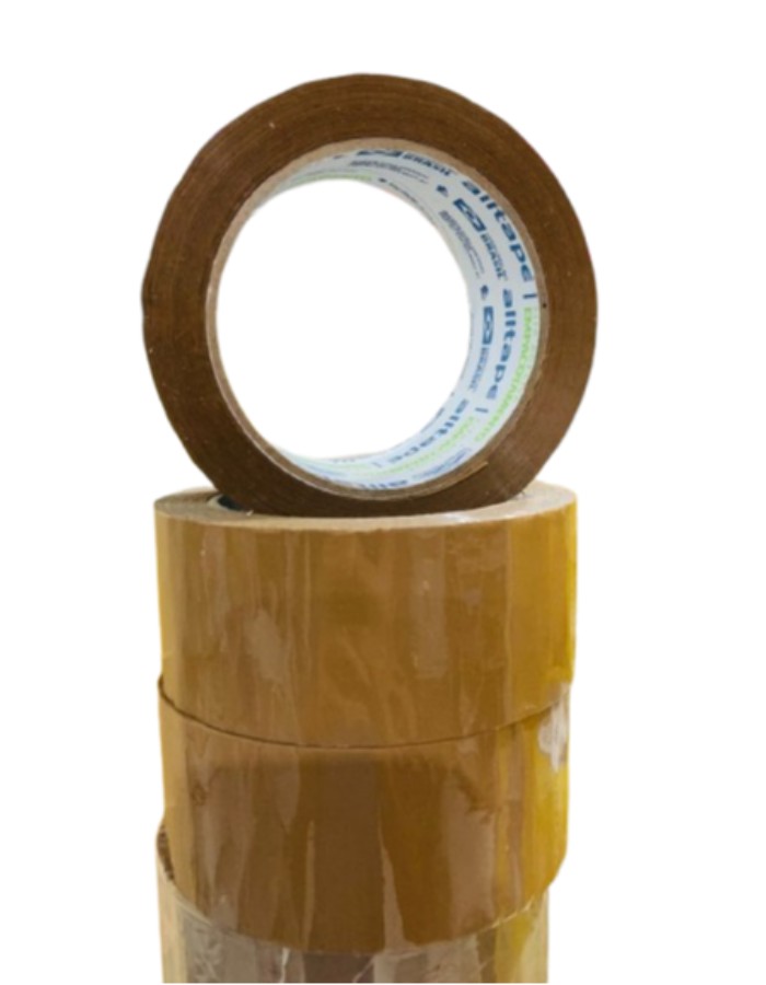 FITA ADESIVA MARROM 45MM C/ 100 METROS - UND