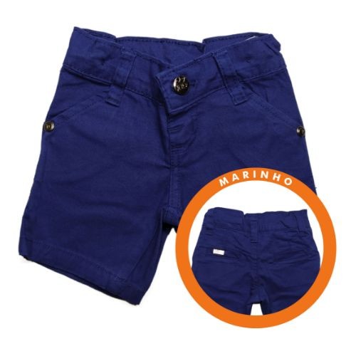 BERMUDA COLOR BABY COM BOLSO EMBUTIDO MASCULINA