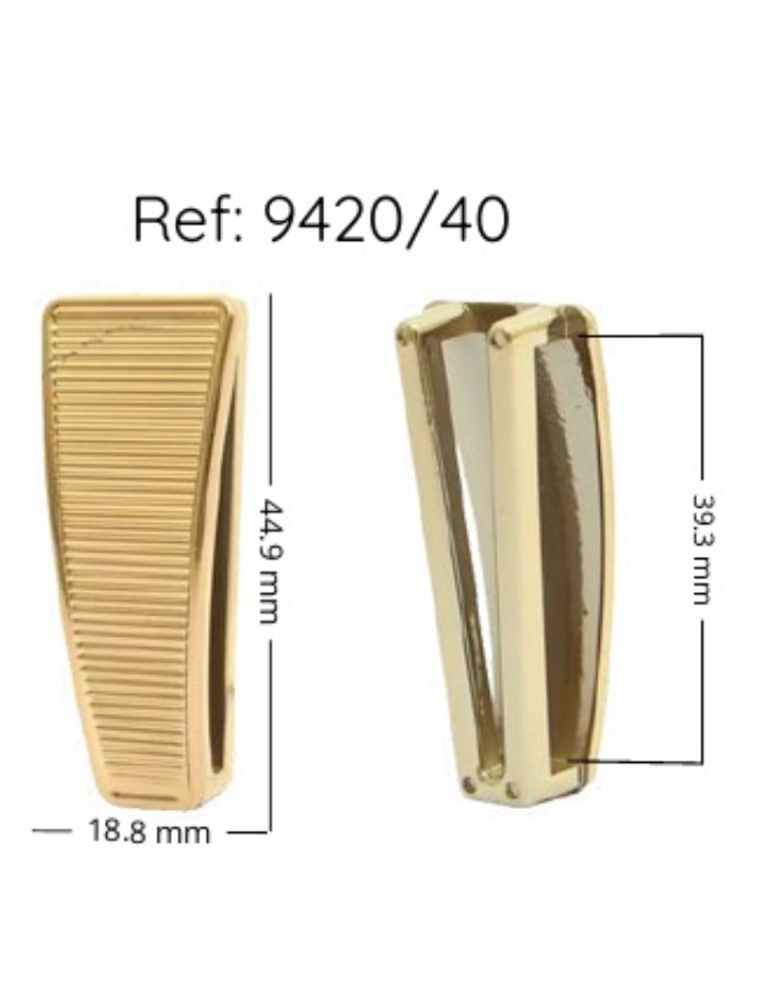 ACESSORIO 9420 PASSANTE DOURADO 1 UND 