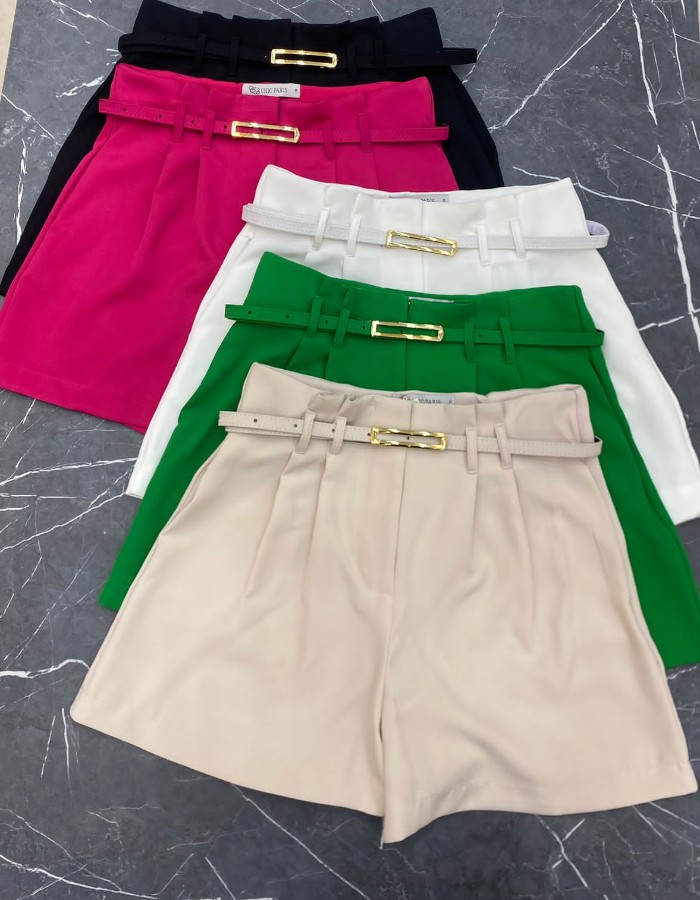 SHORT ALFAIATARIA C/CINTO