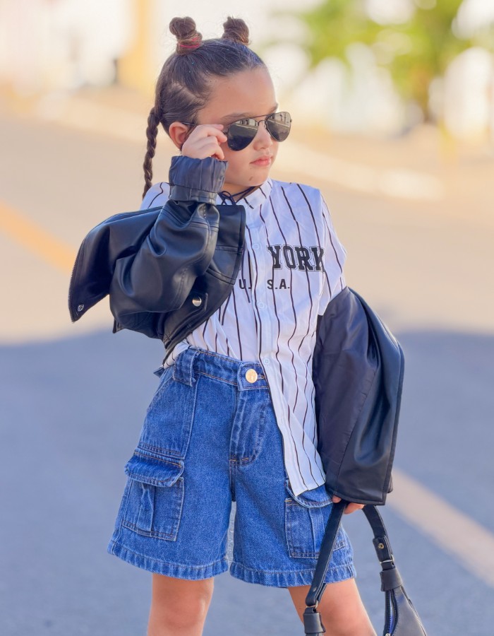 BERMUDA JEANS INFANTIL