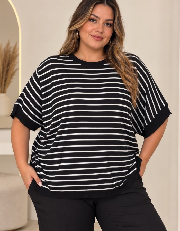 BLUSA PLUS SIZE 
