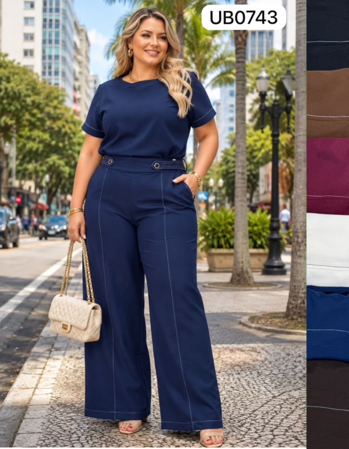Conjunto plus sizer risca de giz