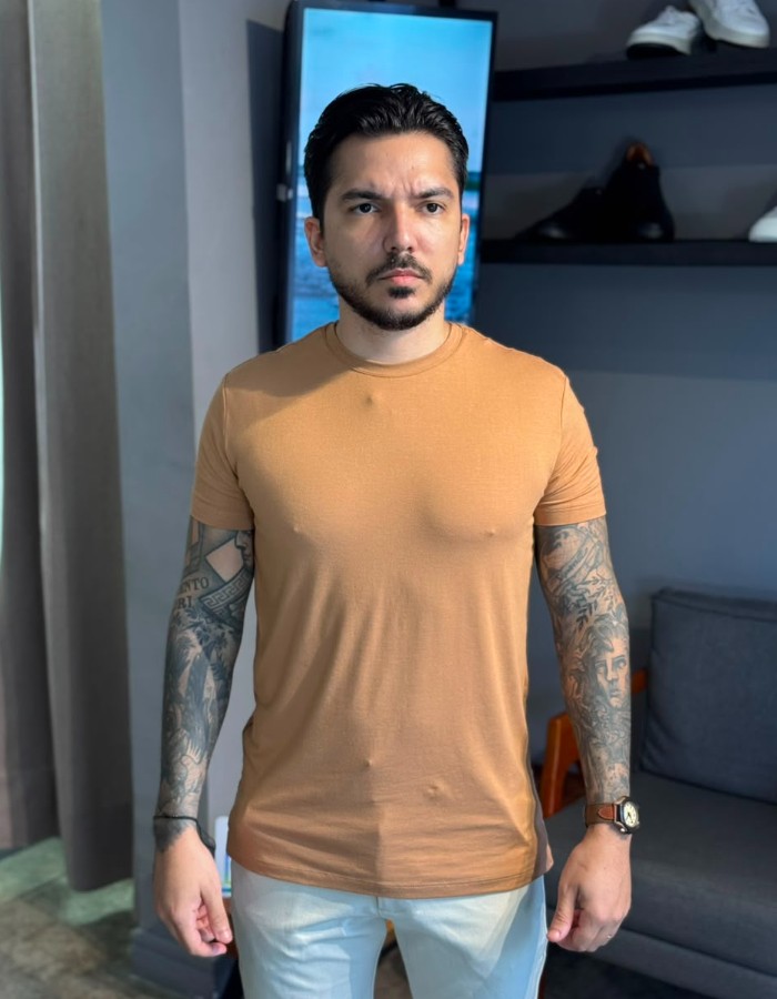 Produto t-shirt-tech-bege-escuro 3