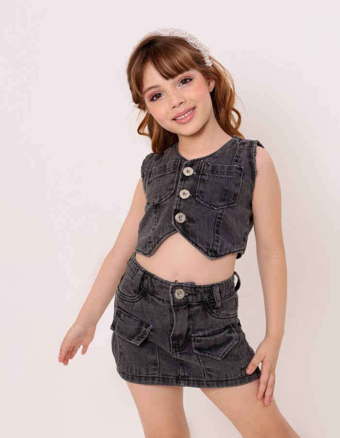 CONJUNTO BLACK INFANTIL DESGRADEADO