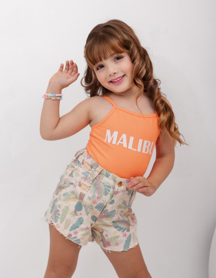 SHORT ESTAMPADO INFANTIL DESGRADEADO