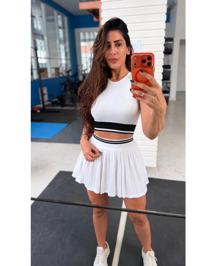 Conjunto de Short saia Clau