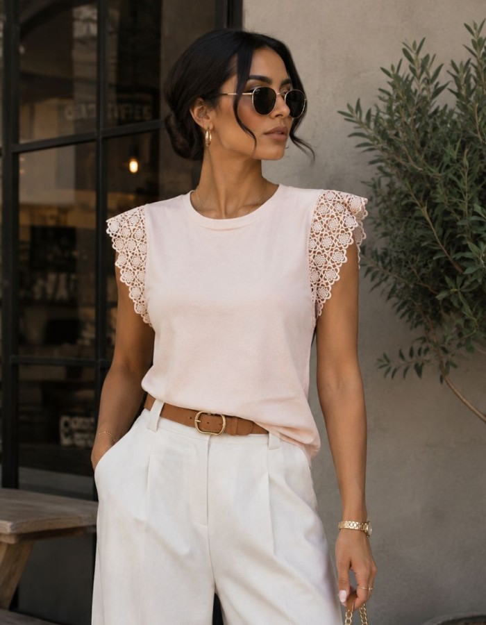 BLUSA MALHA MANGA TRICÔ